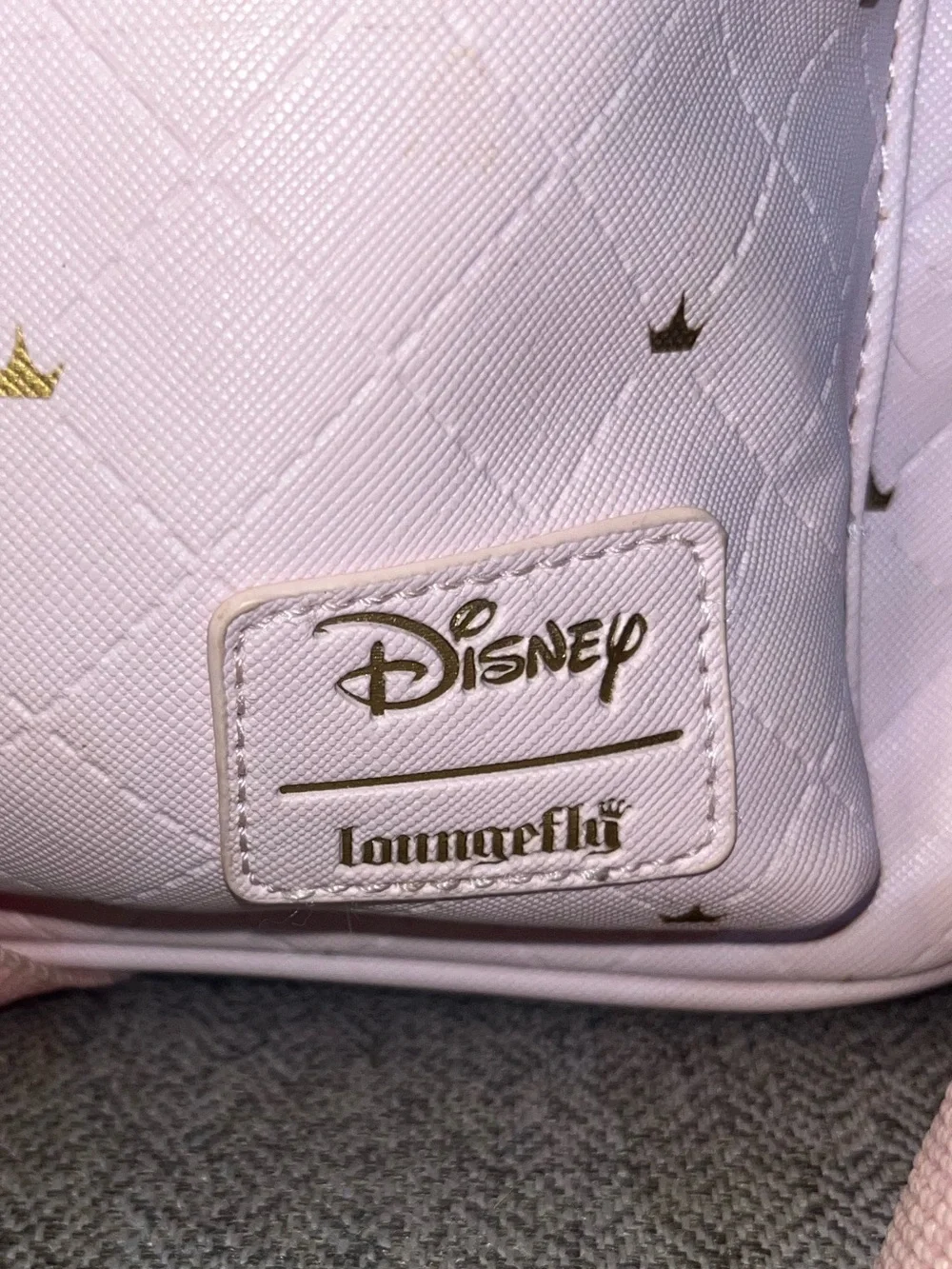 Loungefly Disney Pink Castle Mini Backpack Disneyland Pink Quilted Disney Day